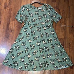 Lauren Conrad floral maternity dress